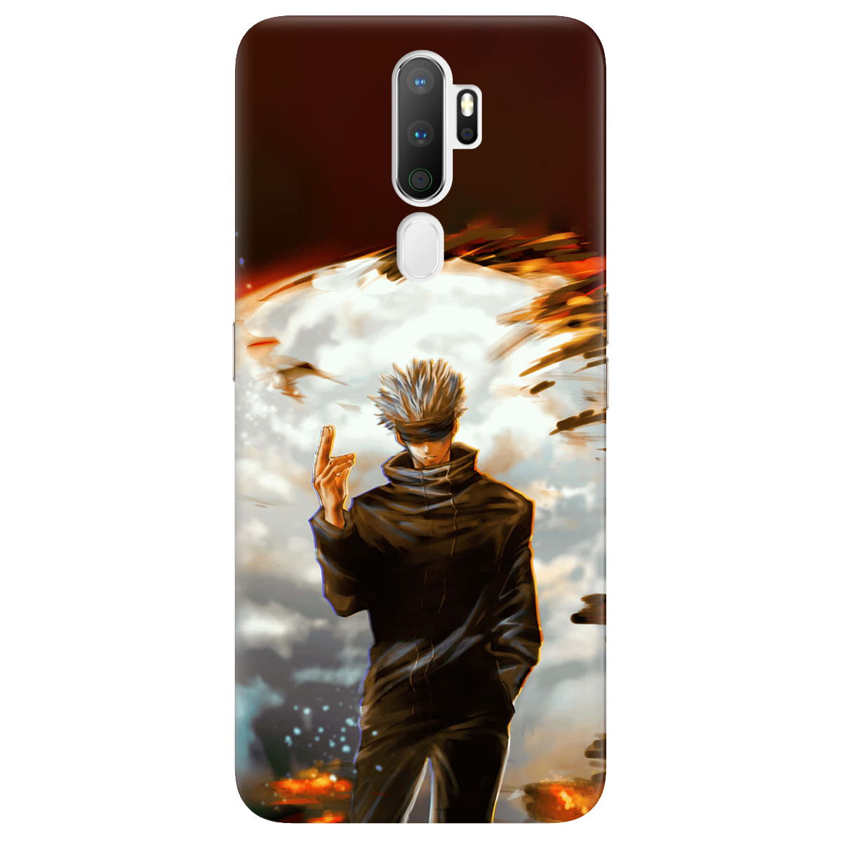 Чехол для Oppo A5 2020/A9 2020 In flames - фото 1 Чехол для Oppo A5 2020/A9 2020 In flames - фото 1 - Чехлы для телефонов