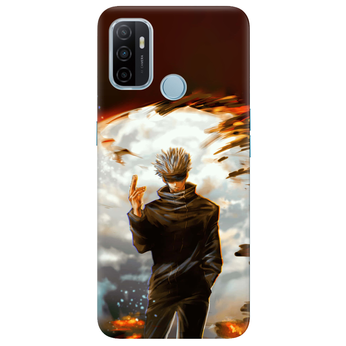 Чехол для Oppo A53/ A32/ A33 In flames - фото 1 - Чехлы для телефонов