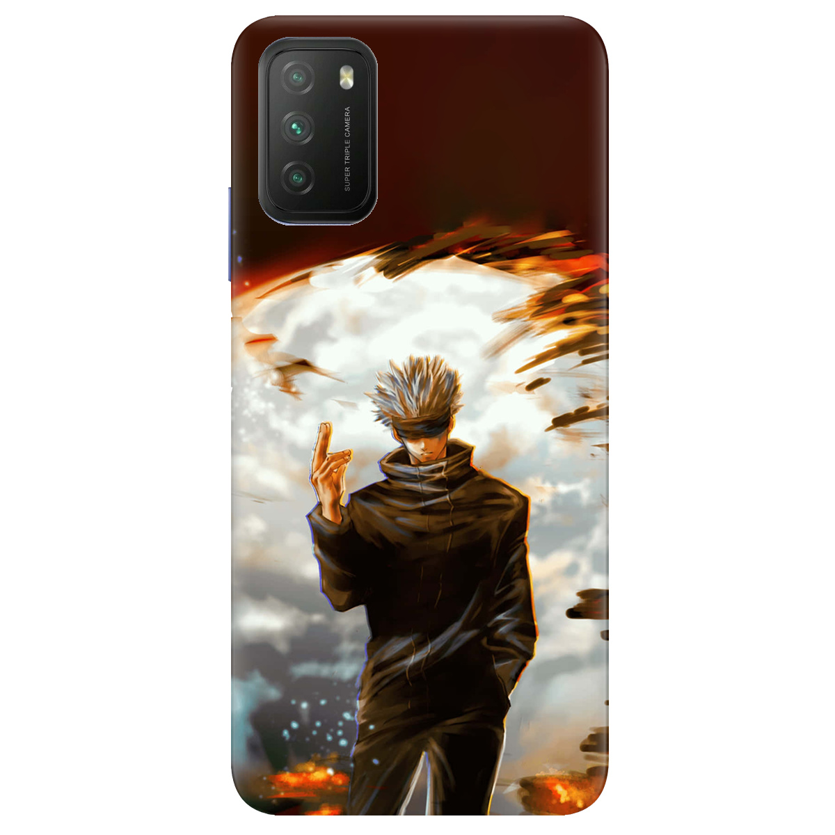 Чехол для Xiaomi Poco M3 In flames - фото 1 - Чехлы для телефонов