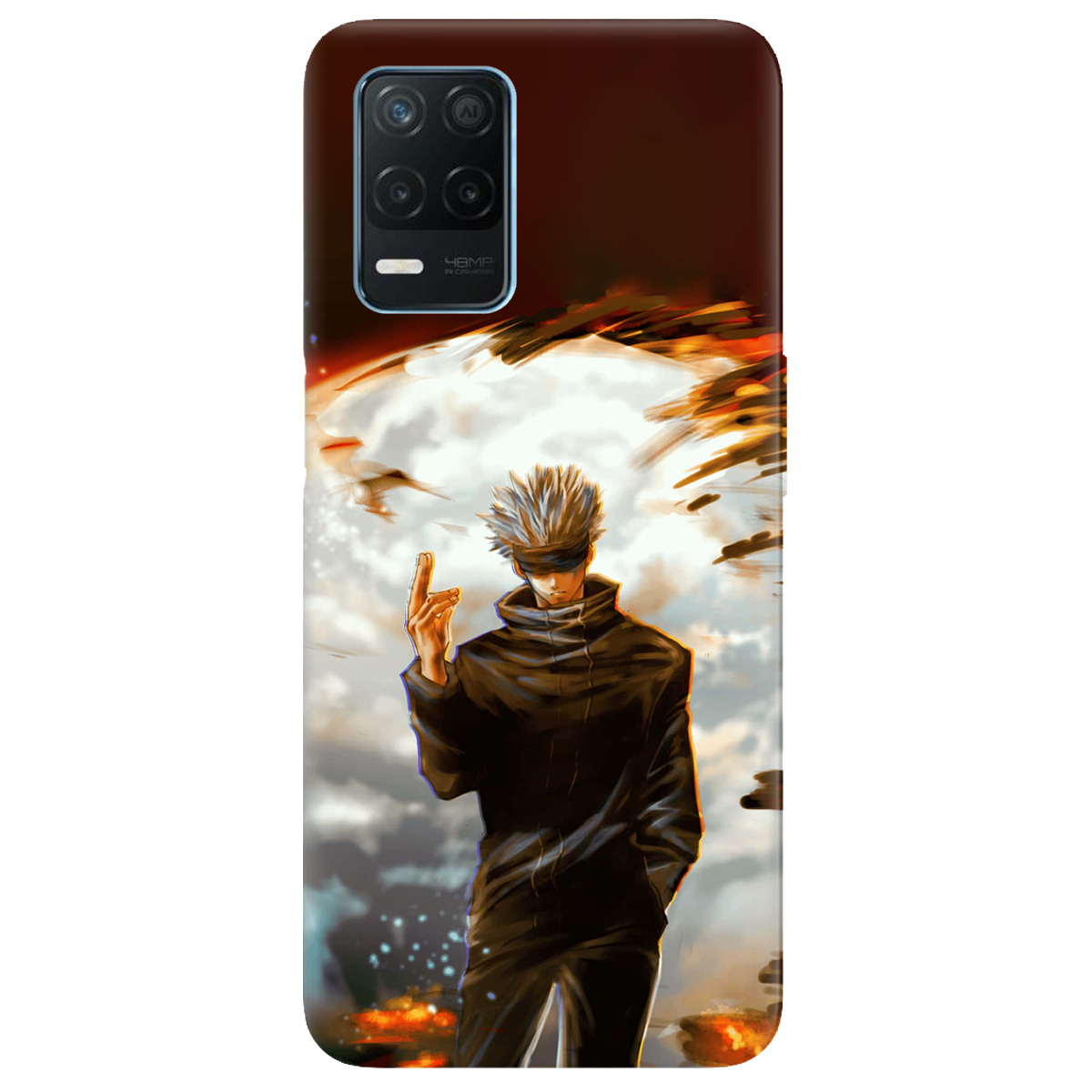 Чехол для Realme 8 4G In flames - фото 1 - Чехлы для телефонов