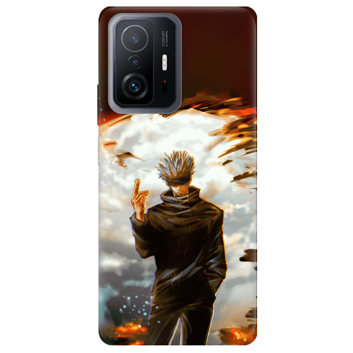 Чохол для Xiaomi 11T Pro In flames - фото 1 - Чохли для телефонів