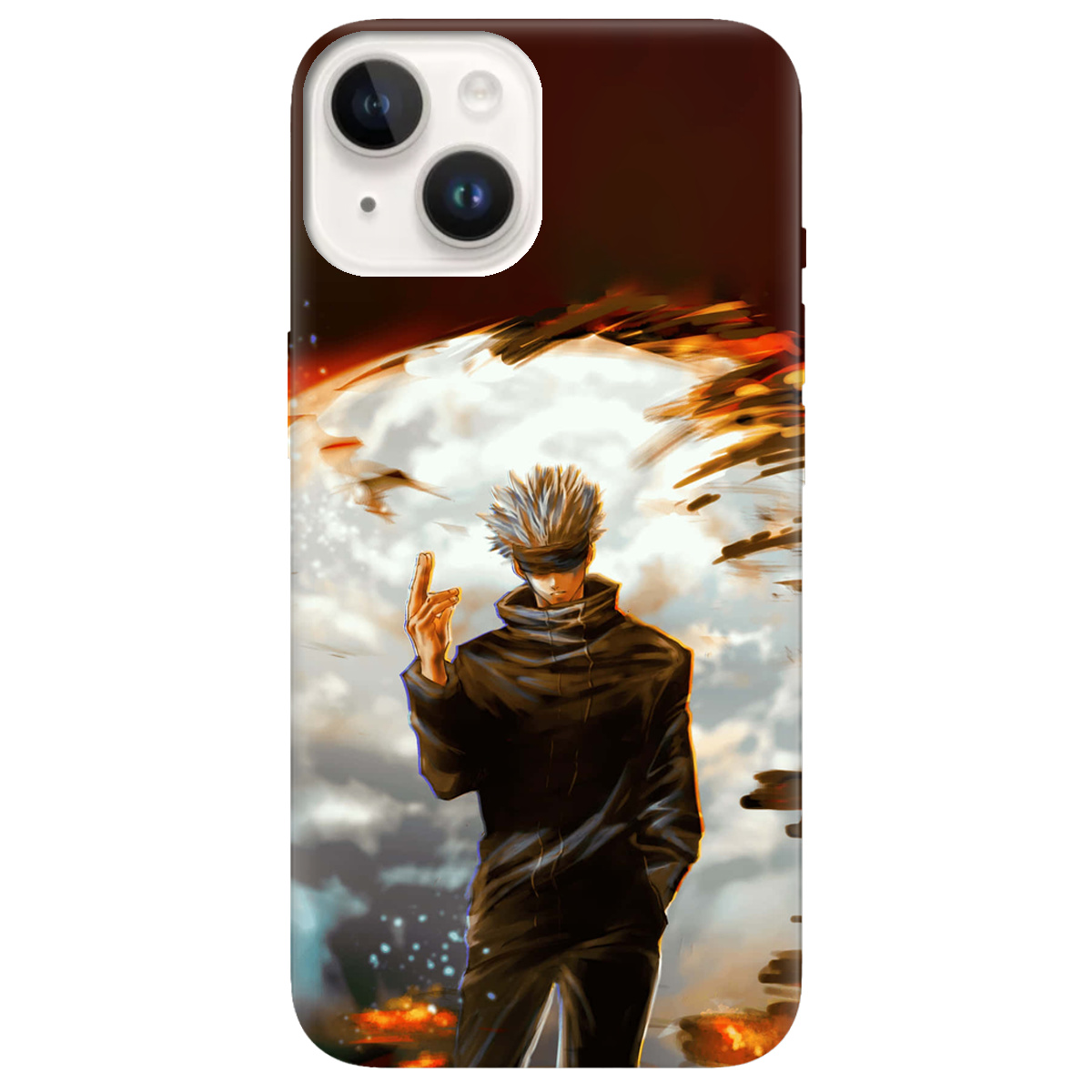 Чохол для Apple iPhone 14 In flames - фото 1 - Чохли для телефонів