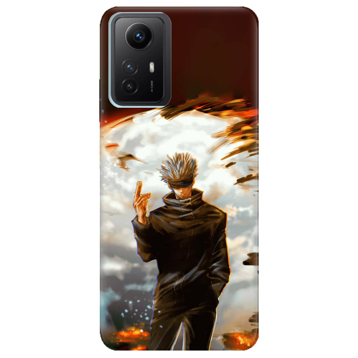 Чохол для Xiaomi Redmi Note 12s In flames - фото 1 Чохол для Xiaomi Redmi Note 12s In flames - фото 1 - Чохли для телефонів
