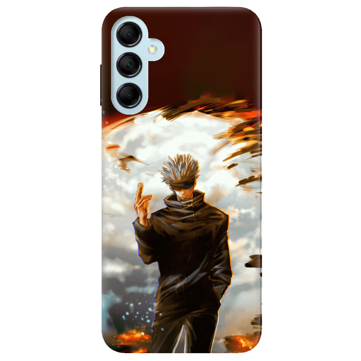 Чохол для Samsung Galaxy M14 5G In flames - фото 1 Чохол для Samsung Galaxy M14 5G In flames - фото 1 - Чохли для телефонів