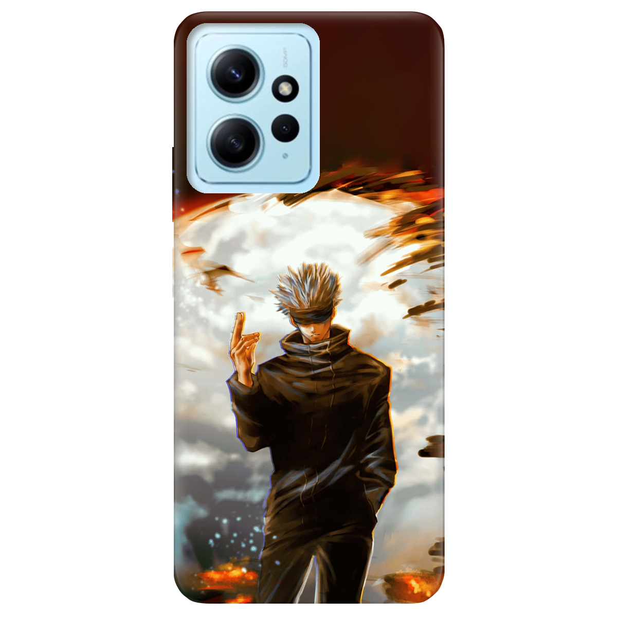 Чехол для Xiaomi Redmi Note 12 4G In flames - фото 1 - Чехлы для телефонов