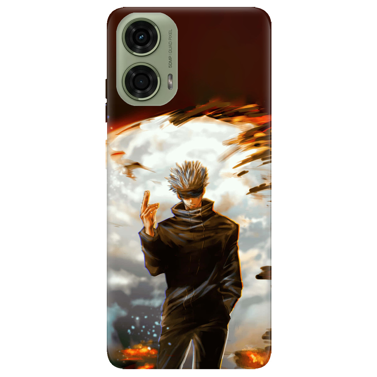Чохол для Motorola G24 / G04 / E14 In flames - фото 1 Чохол для Motorola G24 / G04 / E14 In flames - фото 1 - Чохли для телефонів