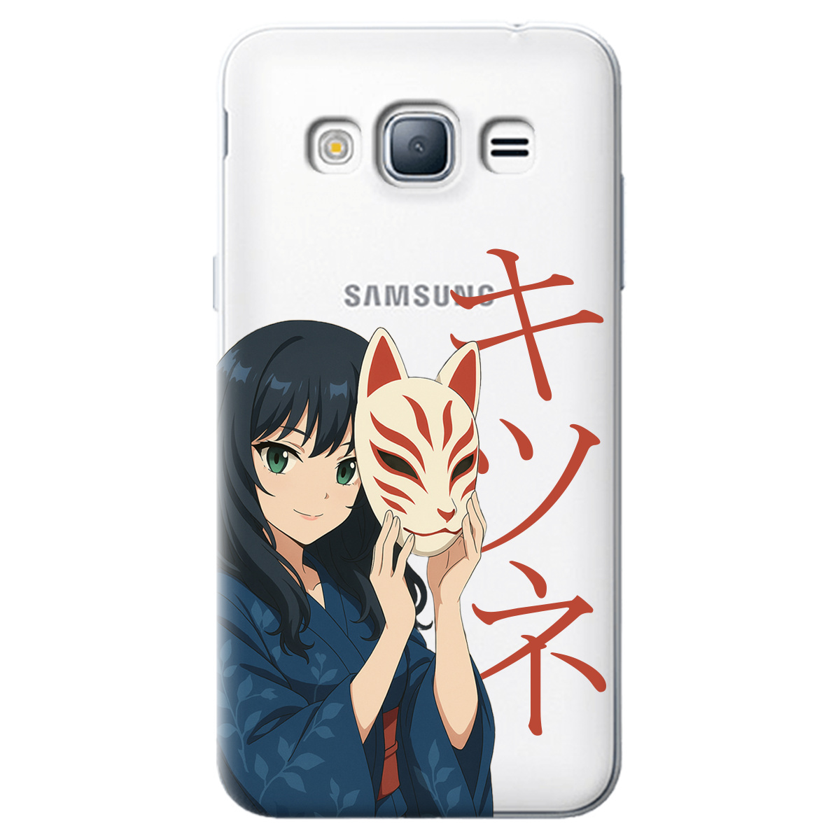 Чохол для Samsung Galaxy J3 2016 Кітсуне - фото 1 - Чохли для телефонів