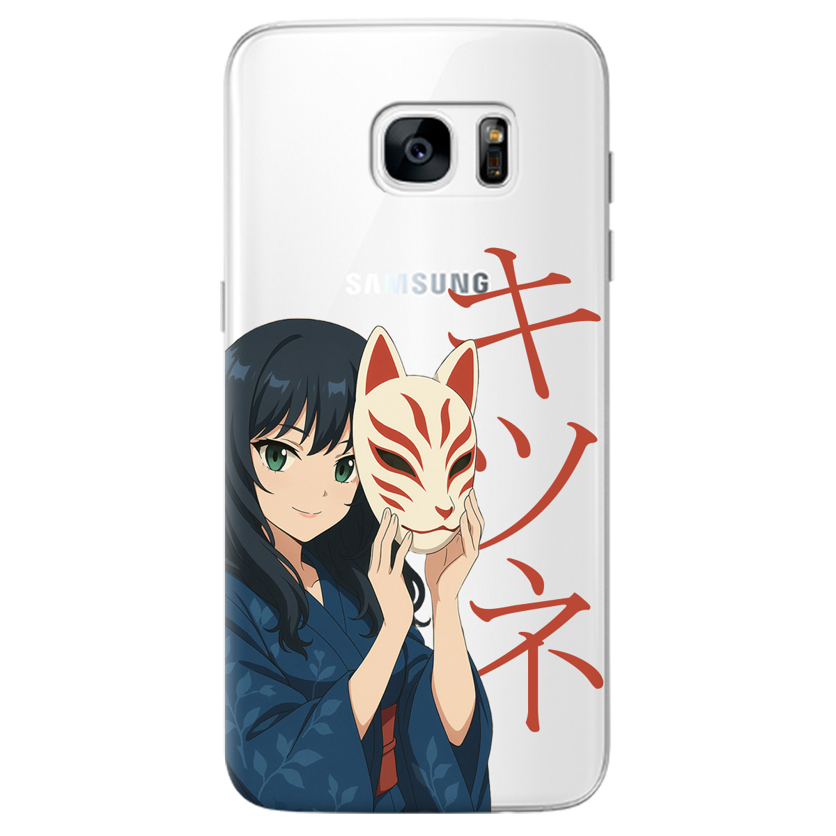 Чехол для Samsung Galaxy S7 Edge Кітсуне - фото 1 - Чехлы для телефонов