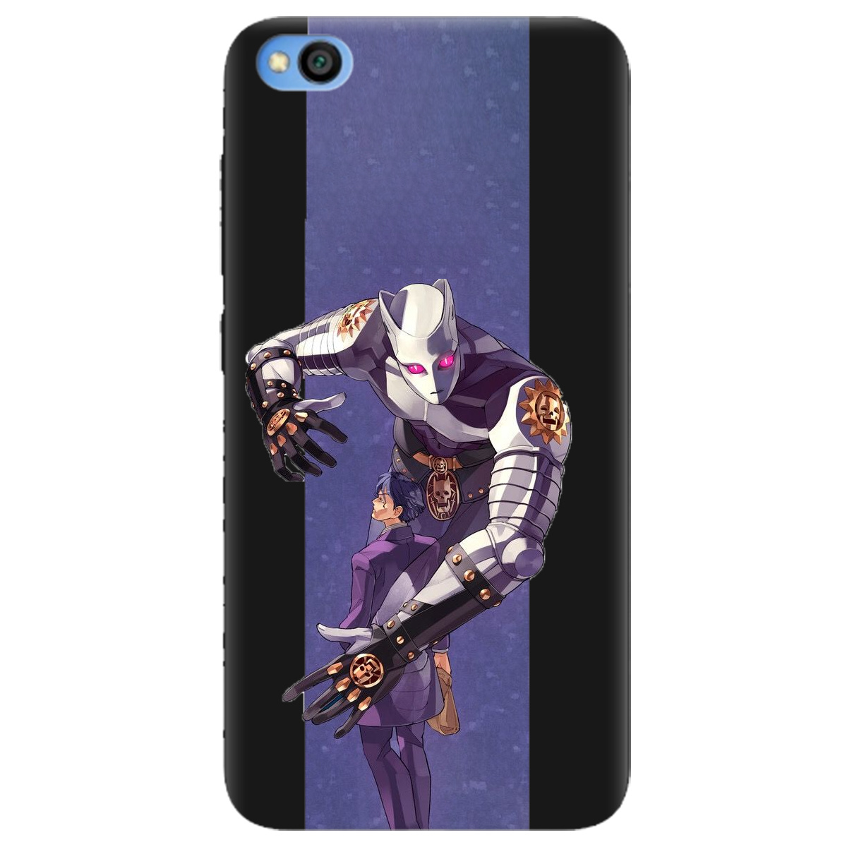 Чохол для Xiaomi Redmi Go чорний матовий soft touch Killer Queen - фото 1 - Чохли для телефонів