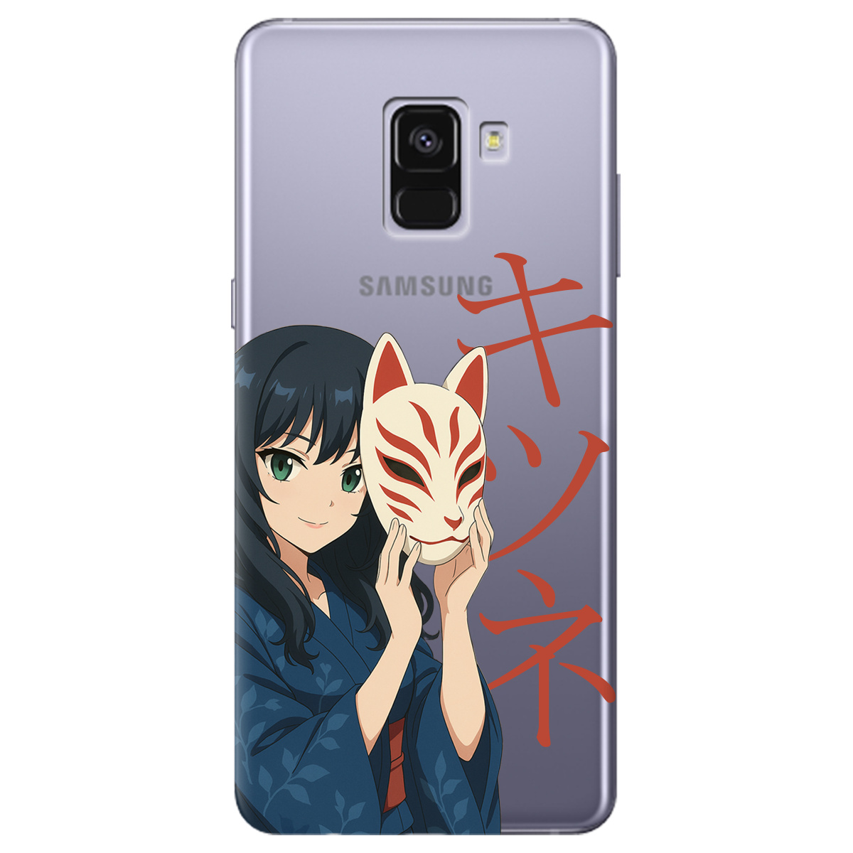 Чохол для Samsung Galaxy A8 Plus 2018 Кітсуне - фото 1 Чохол для Samsung Galaxy A8 Plus 2018 Кітсуне - фото 1 - Чохли для телефонів