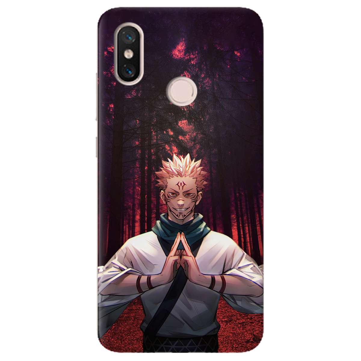 Чохол для Xiaomi Mi 8 Сукуна - фото 1 Чохол для Xiaomi Mi 8 Сукуна - фото 1 - Чохли для телефонів