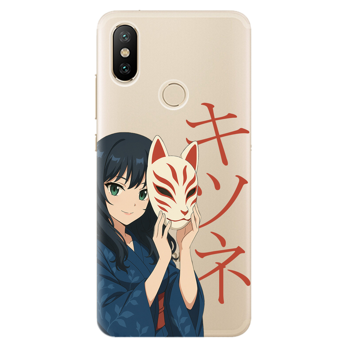 Чохол для Xiaomi Mi A2 Lite Кітсуне - фото 1 - Чохли для телефонів