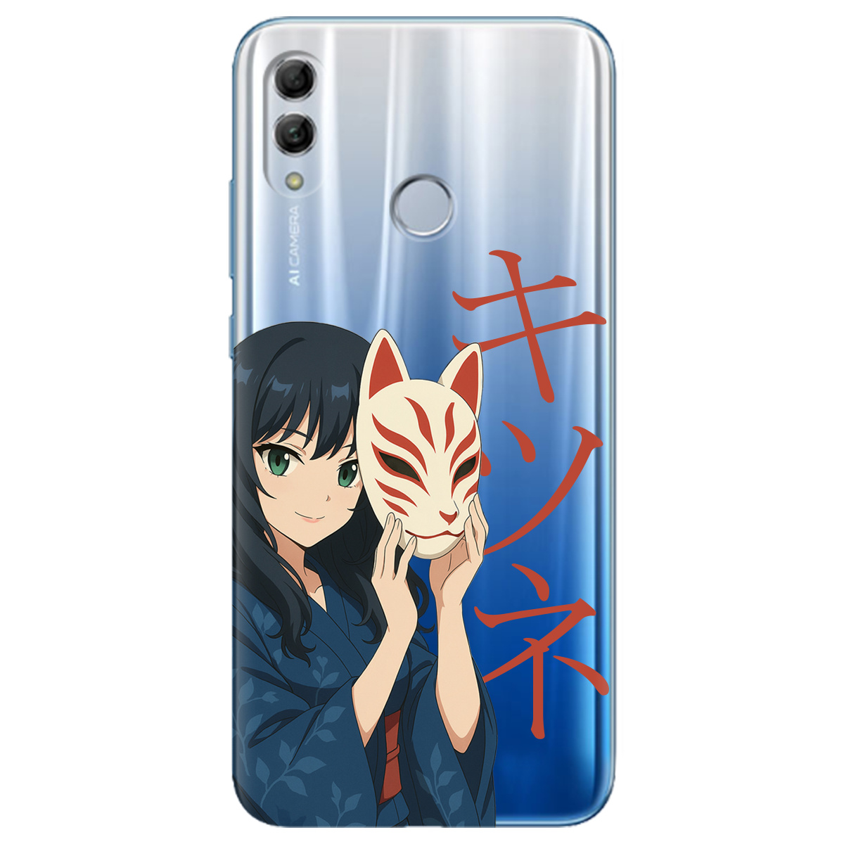 Чохол для Huawei Honor 10 Lite Кітсуне - фото 1 Чохол для Huawei Honor 10 Lite Кітсуне - фото 1 - Чохли для телефонів