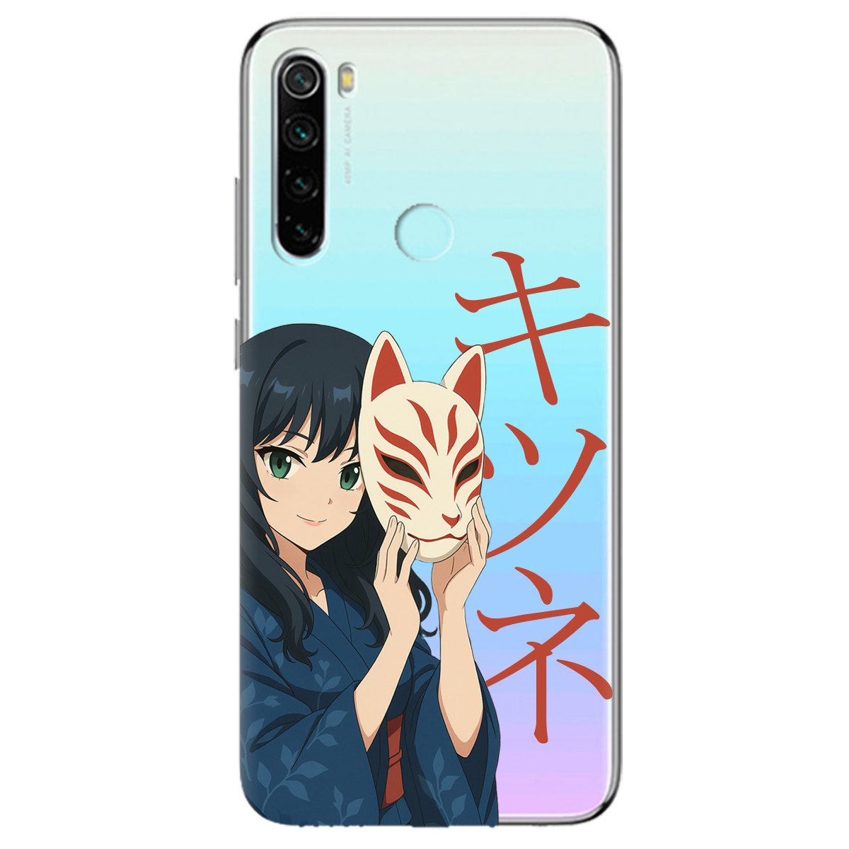 Чохол для Xiaomi Redmi Note 8T Кітсуне - фото 1 Чохол для Xiaomi Redmi Note 8T Кітсуне - фото 1 - Чохли для телефонів