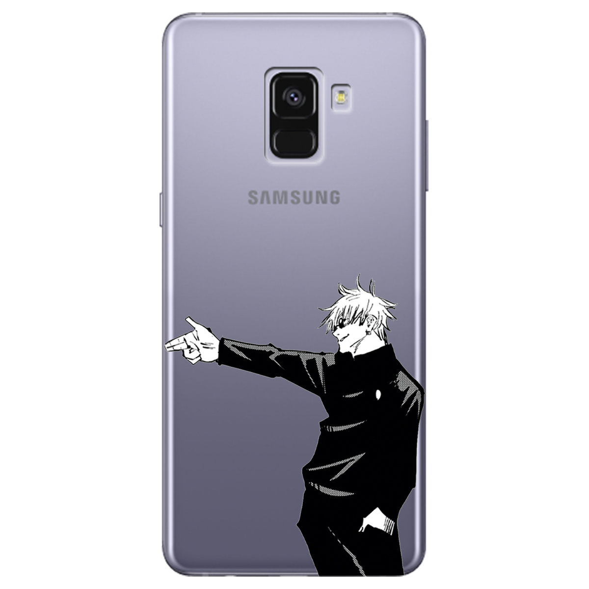 Чехол для Samsung Galaxy A8 Plus 2018 Годжо Сатору - фото 1 - Чехлы для телефонов