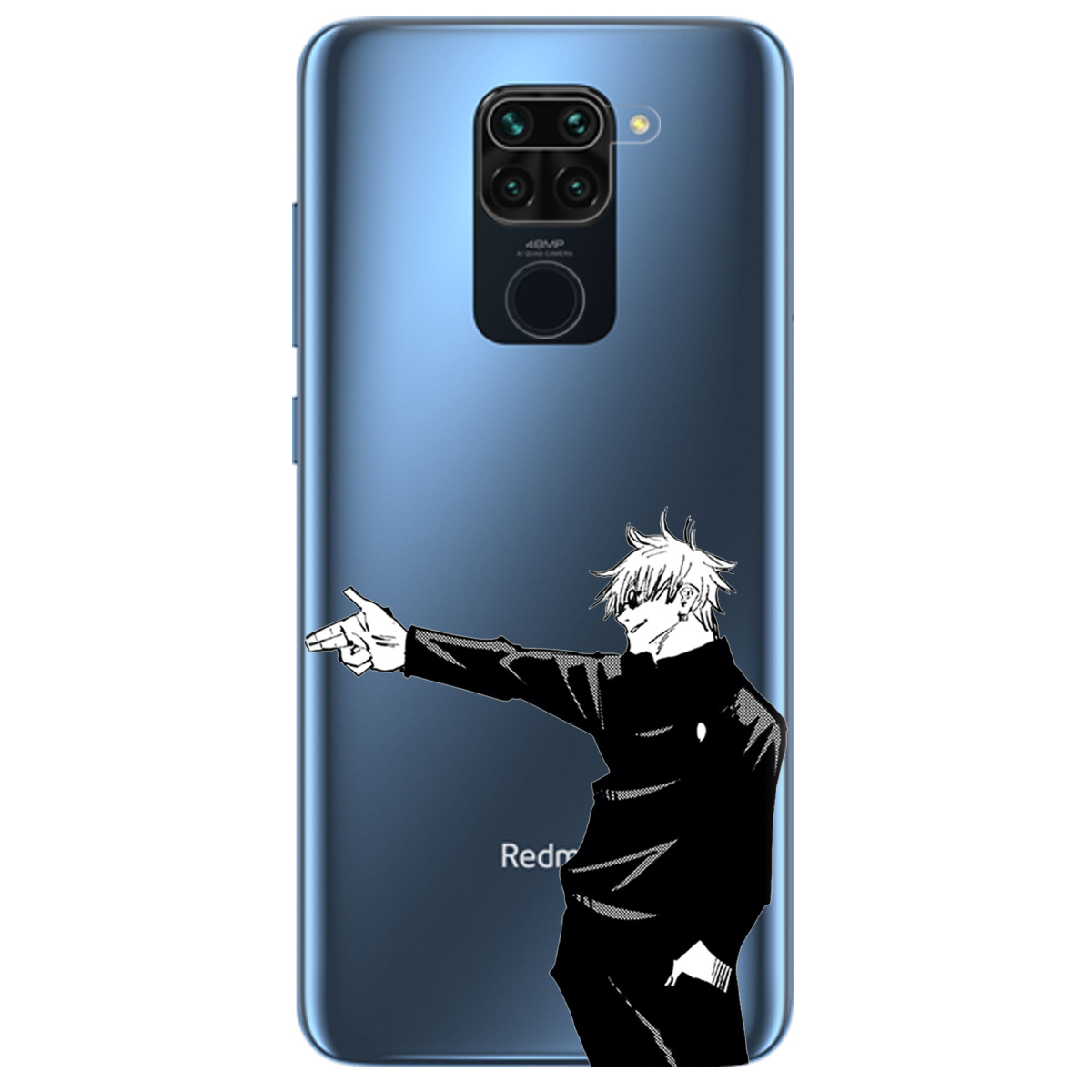 Чехол для Xiaomi Redmi Note 9 Годжо Сатору - фото 1 Чехол для Xiaomi Redmi Note 9 Годжо Сатору - фото 1 - Чехлы для телефонов
