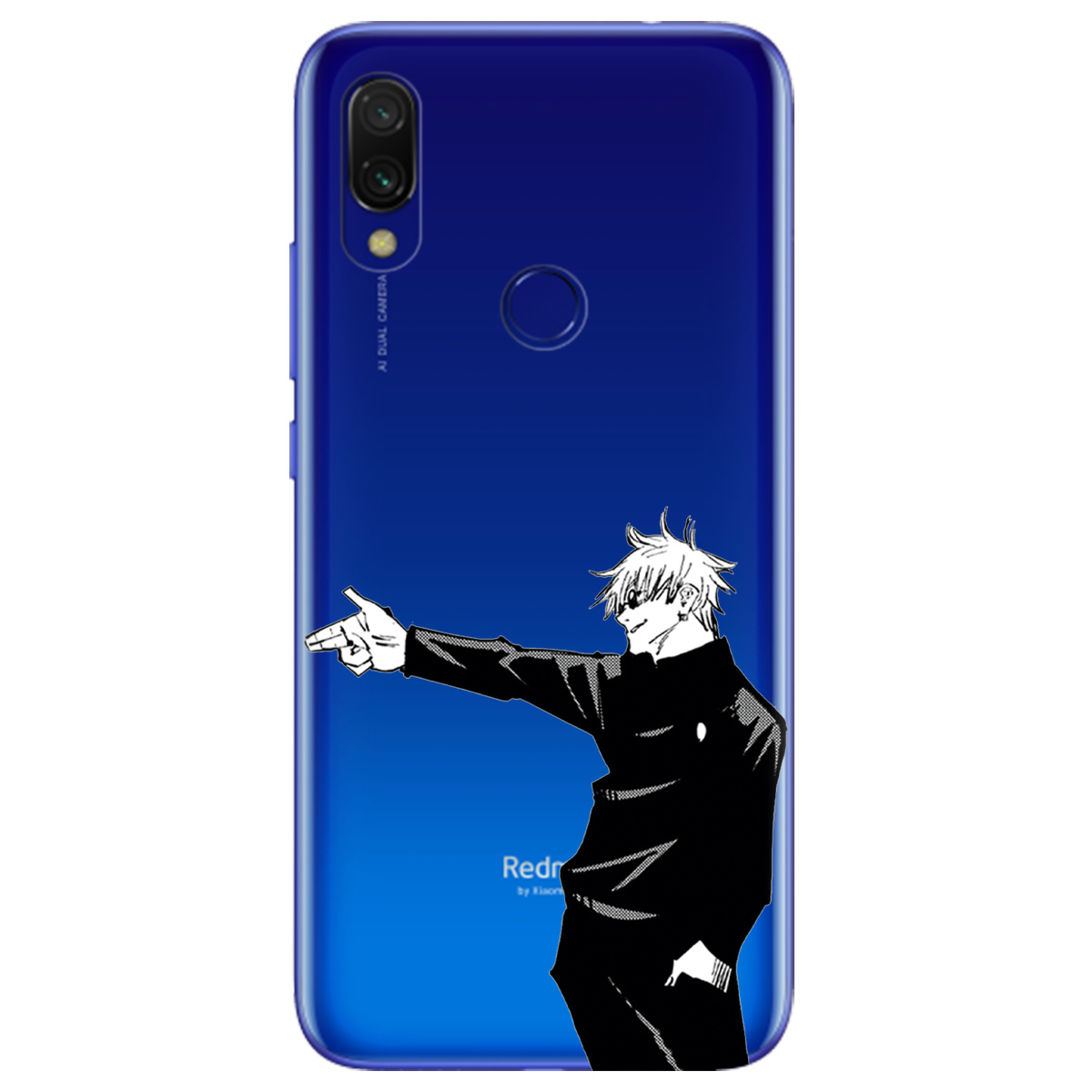 Чохол для Xiaomi Redmi Note 7/7Pro Годжо Сатору - фото 1 - Чохли для телефонів