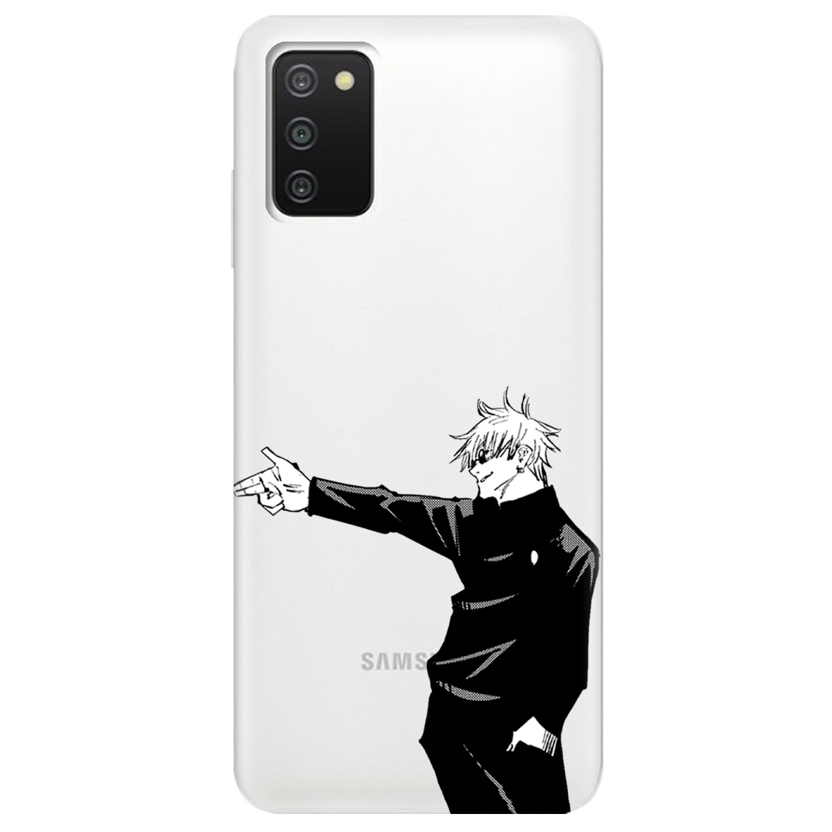 Чехол для Samsung Galaxy A03s Годжо Сатору - фото 1 - Чехлы для телефонов