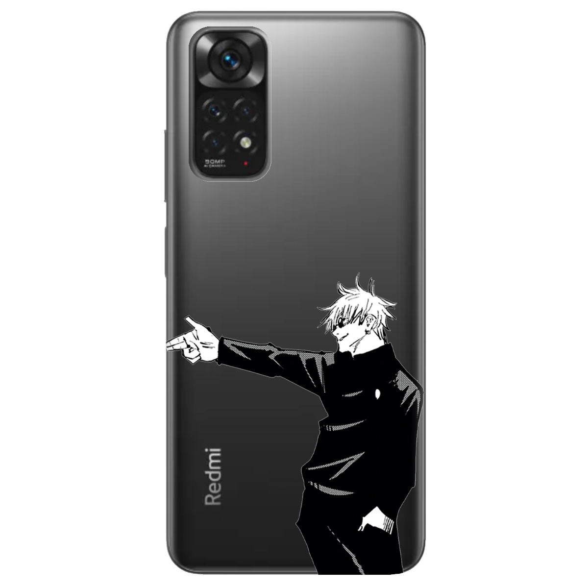 Чехол для Xiaomi Redmi Note 11s Годжо Сатору - фото 1 Чехол для Xiaomi Redmi Note 11s Годжо Сатору - фото 1 - Чехлы для телефонов