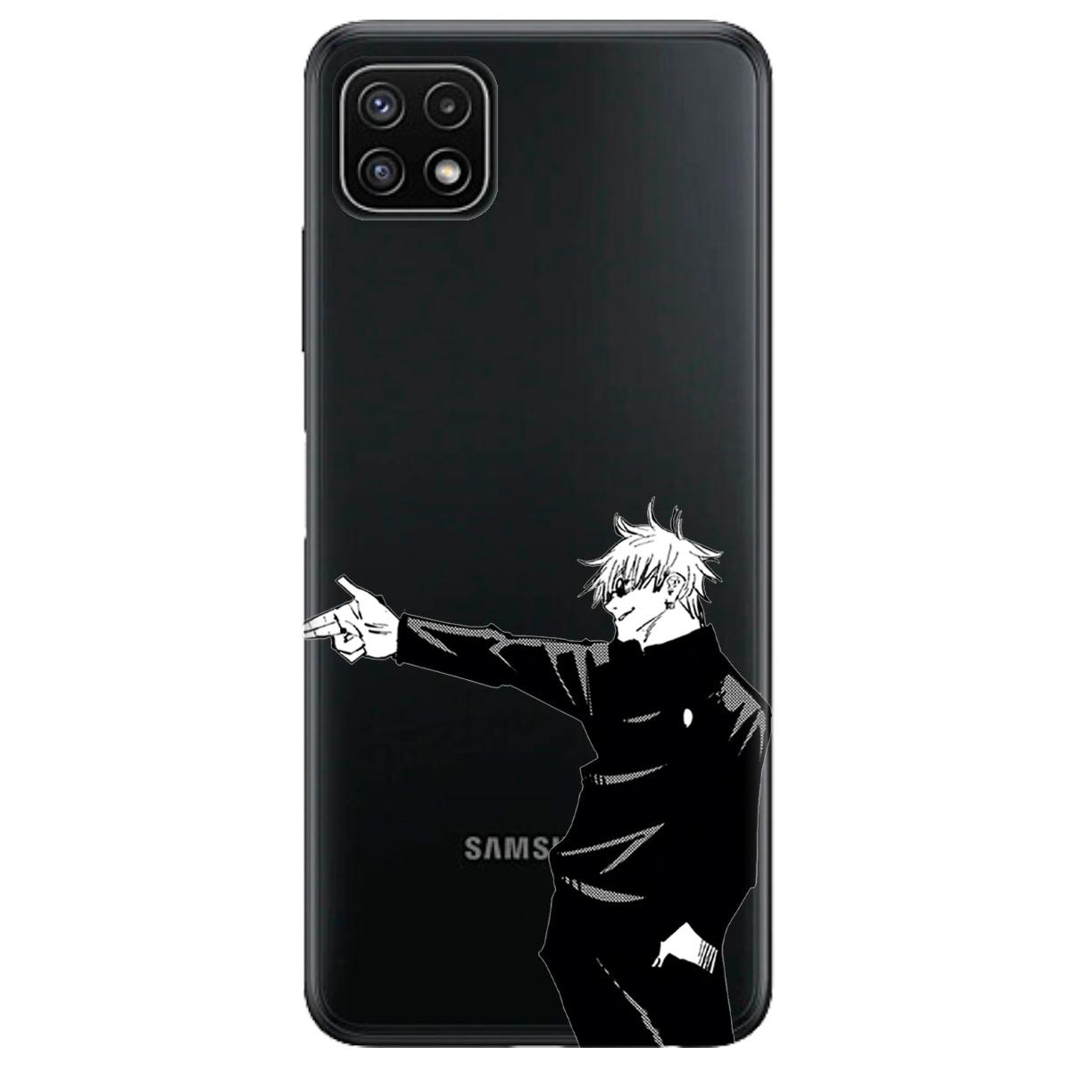 Чохол для Samsung Galaxy A22 5G Годжо Сатору - фото 1 Чохол для Samsung Galaxy A22 5G Годжо Сатору - фото 1 - Чохли для телефонів