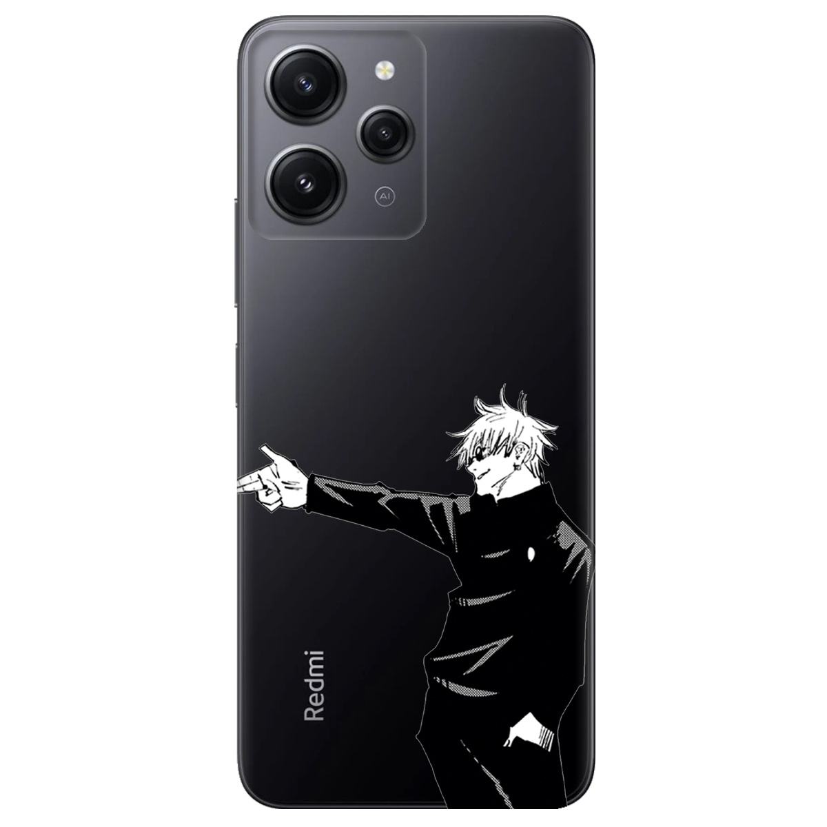 Чехол для Xiaomi Redmi 12 Годжо Сатору - фото 1 Чехол для Xiaomi Redmi 12 Годжо Сатору - фото 1 - Чехлы для телефонов