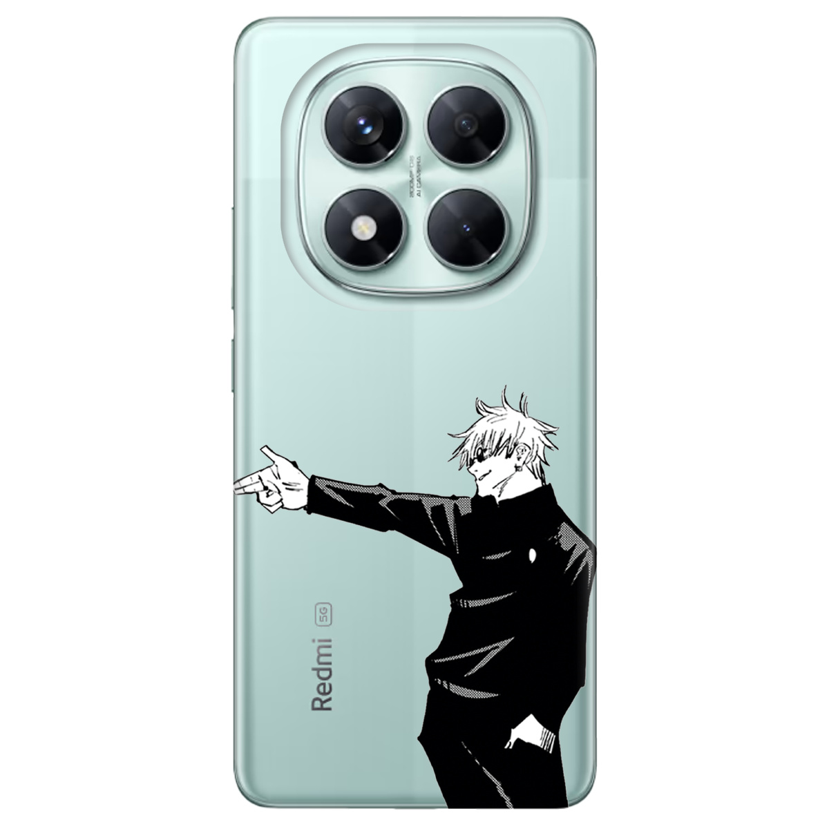 Чехол для Xiaomi Redmi Note 14 Pro 5G Годжо Сатору - фото 1 - Чехлы для телефонов