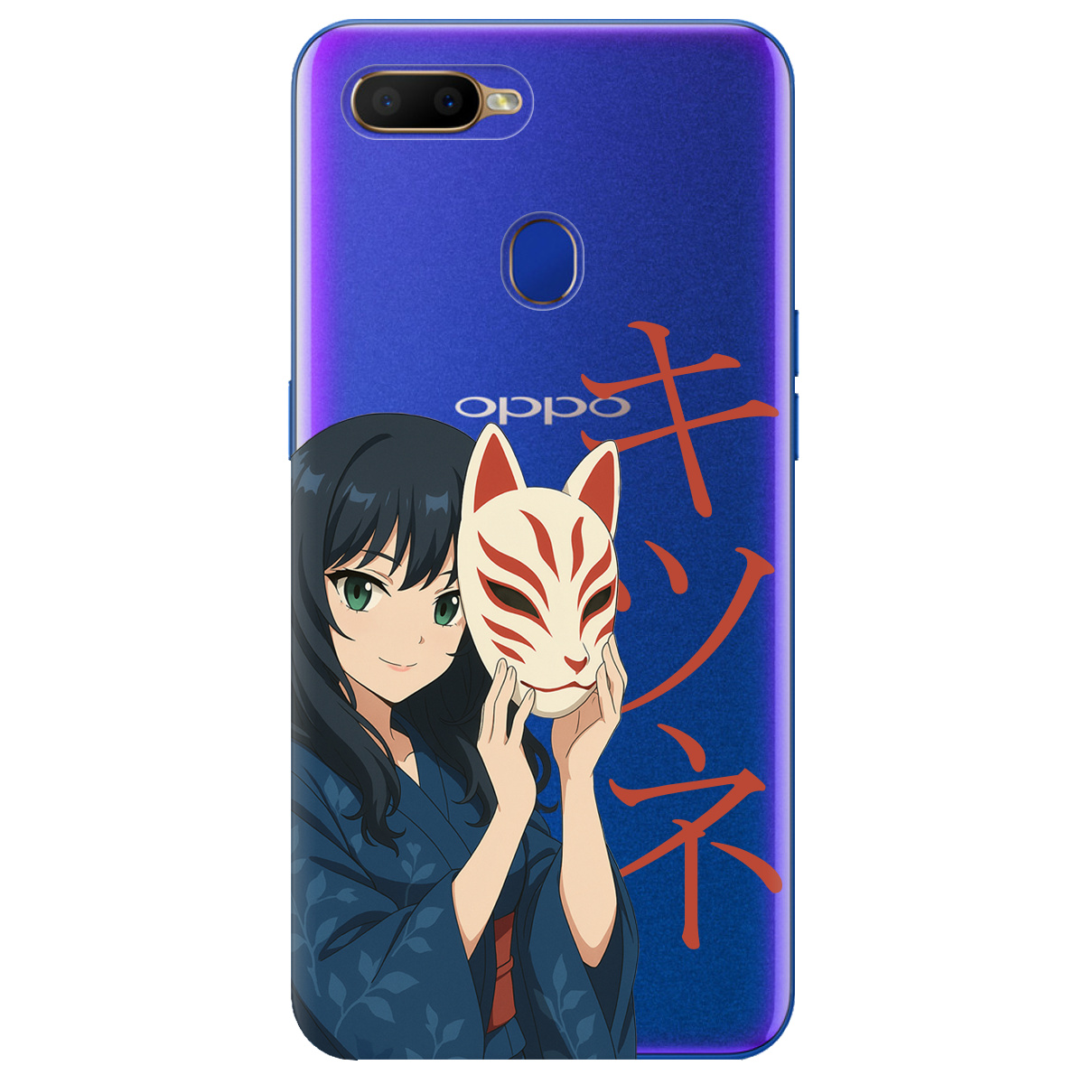 Чохол для Oppo A5s Кітсуне - фото 1 - Чохли для телефонів