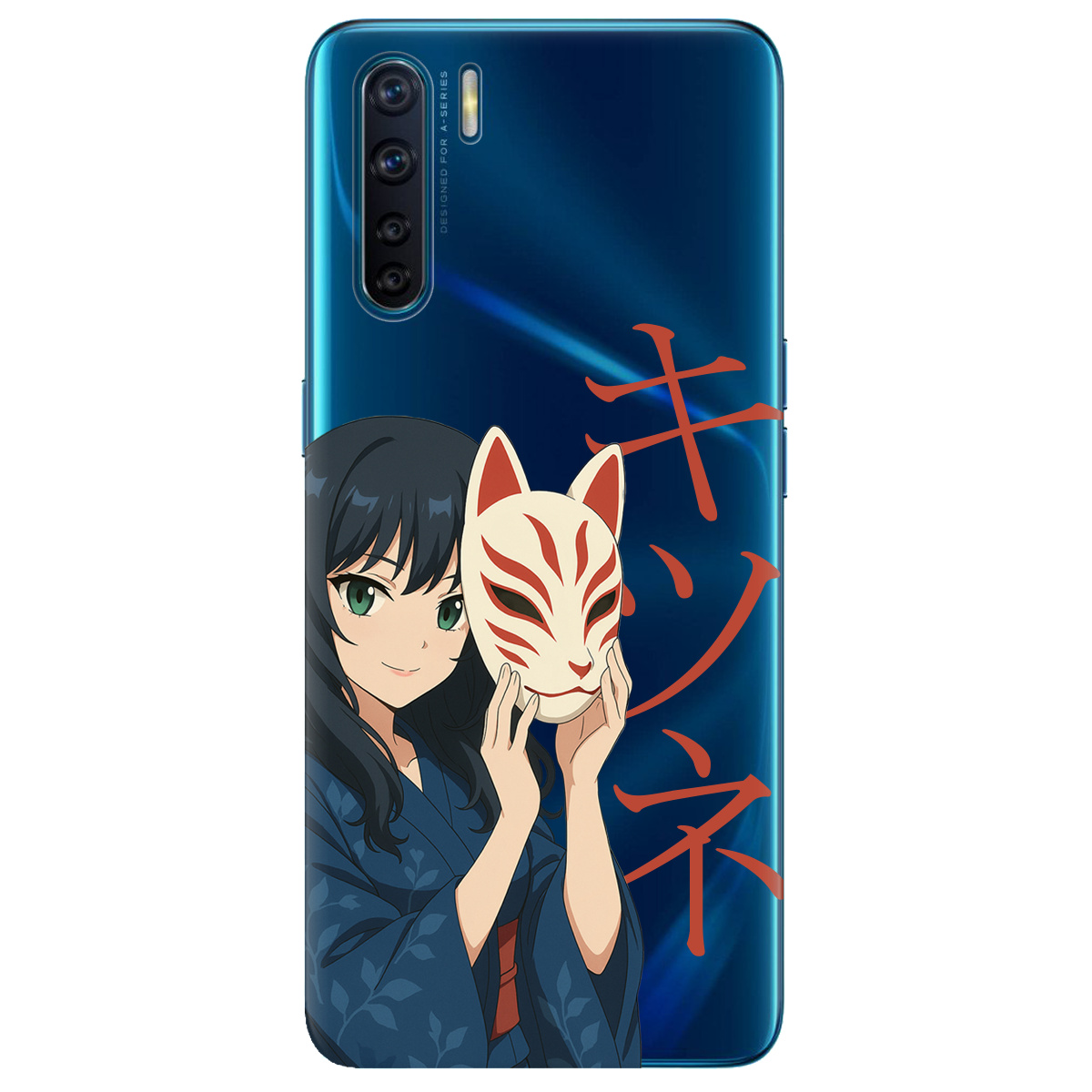 Чехол для Oppo A91 Кітсуне - фото 1 Чехол для Oppo A91 Кітсуне - фото 1 - Чехлы для телефонов