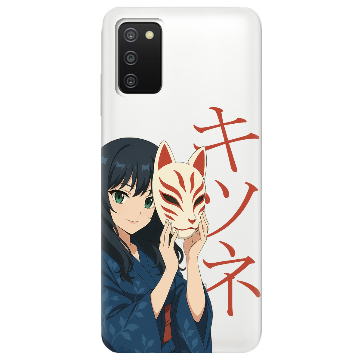 Чохол для Samsung Galaxy A03s Кітсуне - фото 1 Чохол для Samsung Galaxy A03s Кітсуне - фото 1 - Чохли для телефонів