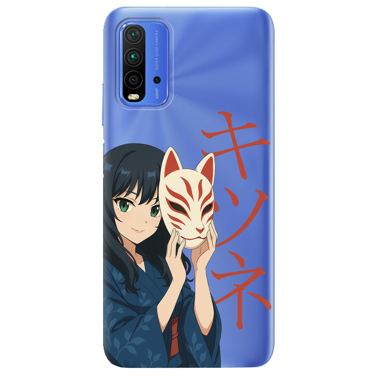 Чехол для Xiaomi Redmi 9T Кітсуне - фото 1 - Чехлы для телефонов