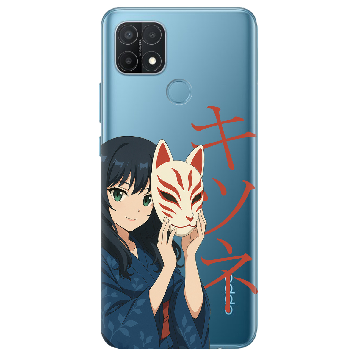 Чехол для Oppo A15s/ A15 Кітсуне - фото 1 - Чехлы для телефонов