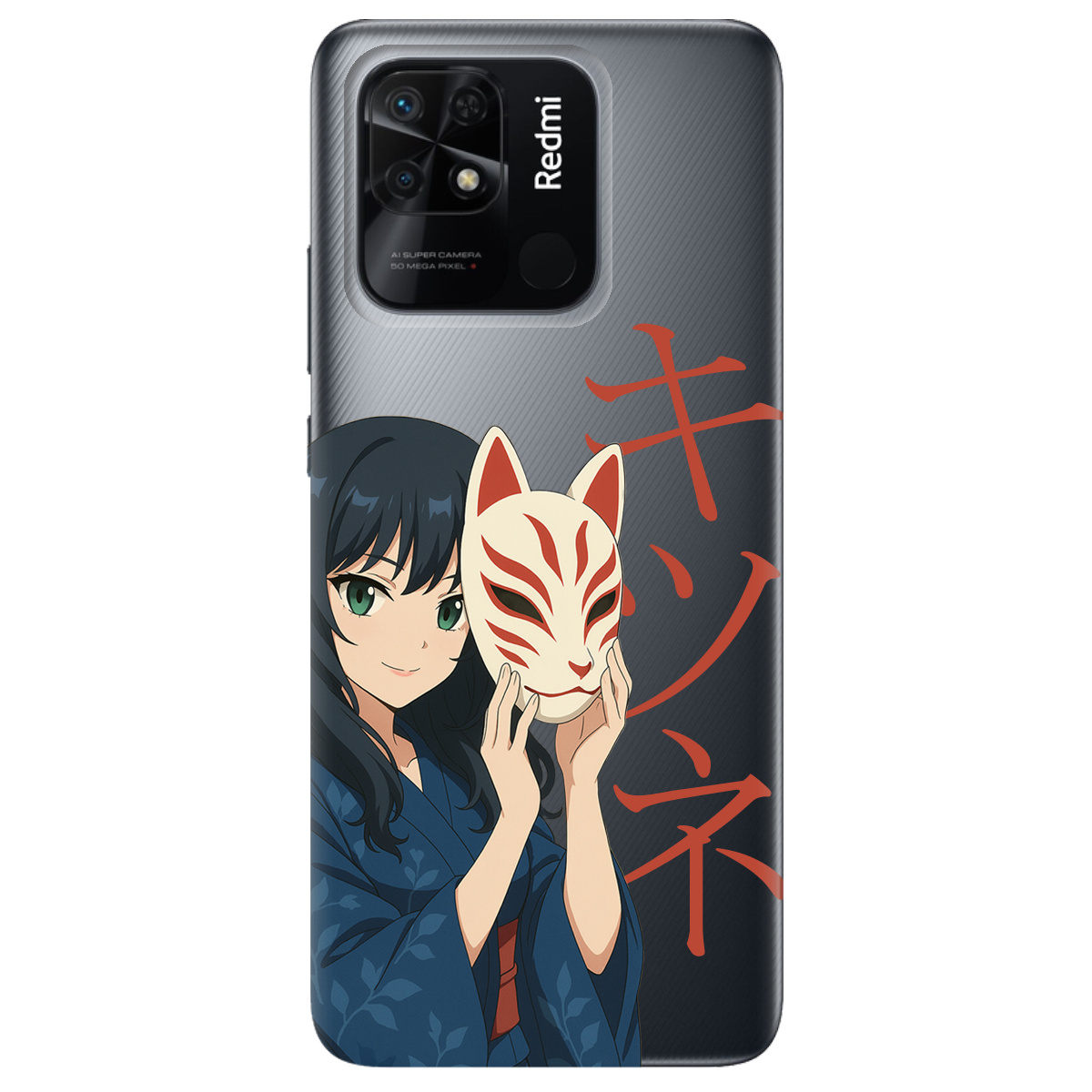 Чехол для Xiaomi Redmi 10C Кітсуне - фото 1 - Чехлы для телефонов