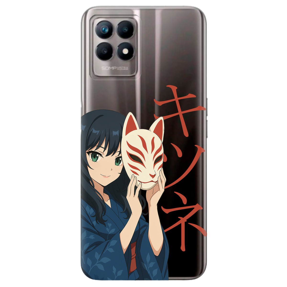 Чехол для Realme 8i Кітсуне - фото 1 - Чехлы для телефонов