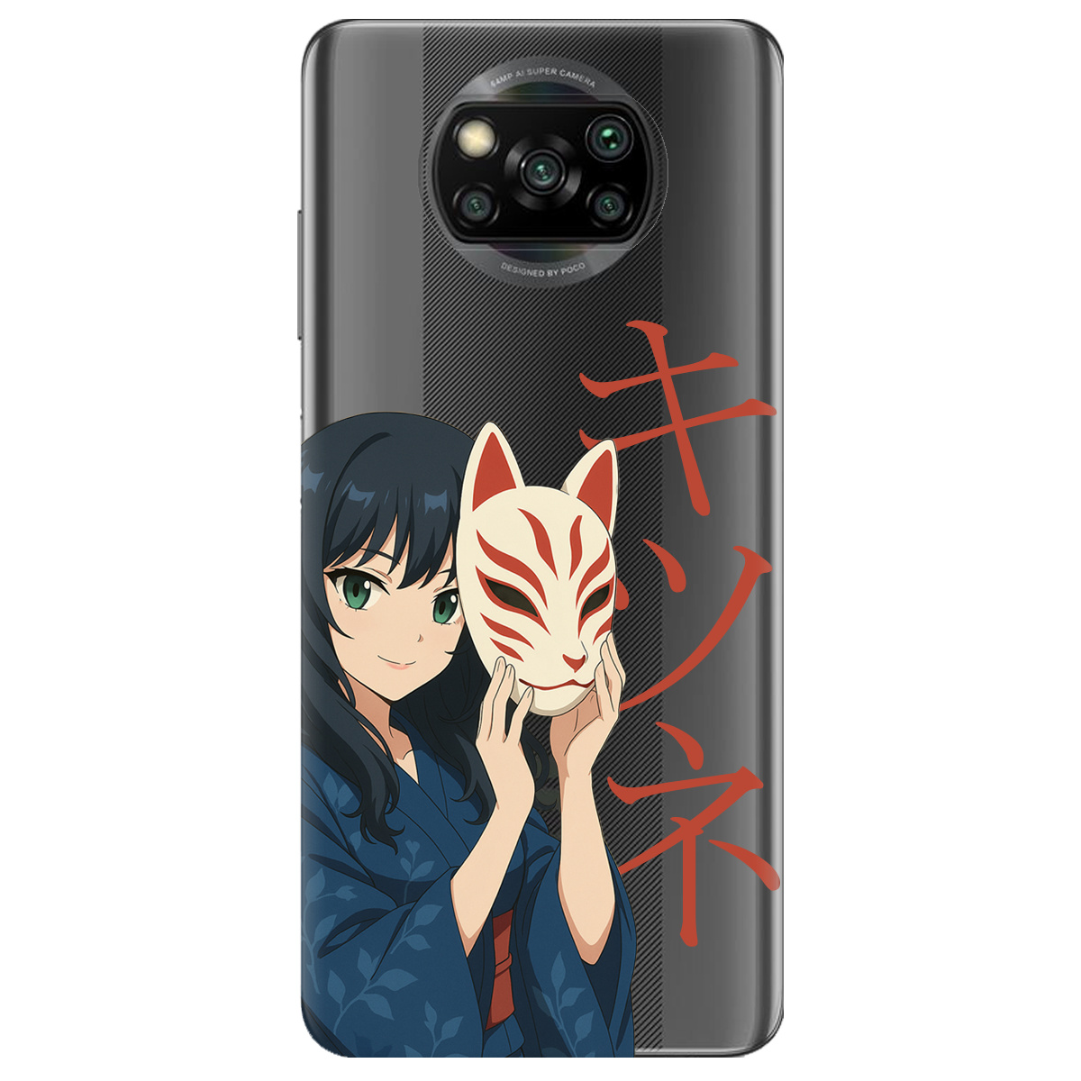 Чохол для Xiaomi Poco X3 Pro Кітсуне - фото 1 - Чохли для телефонів