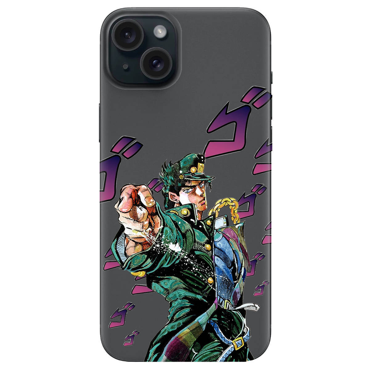 Чохол для Apple iPhone 15 Plus Джоджо - фото 1 Чохол для Apple iPhone 15 Plus Джоджо - фото 1 - Чохли для телефонів