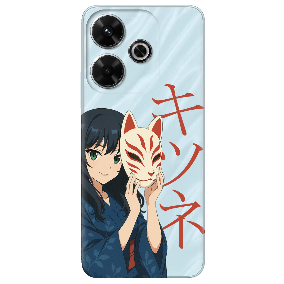 Чехол для Xiaomi Poco M6 4G Кітсуне - фото 1 - Чехлы для телефонов