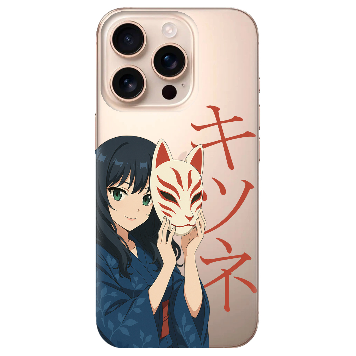 Чехол для Apple iPhone 16 Pro Кітсуне - фото 1 - Чехлы для телефонов