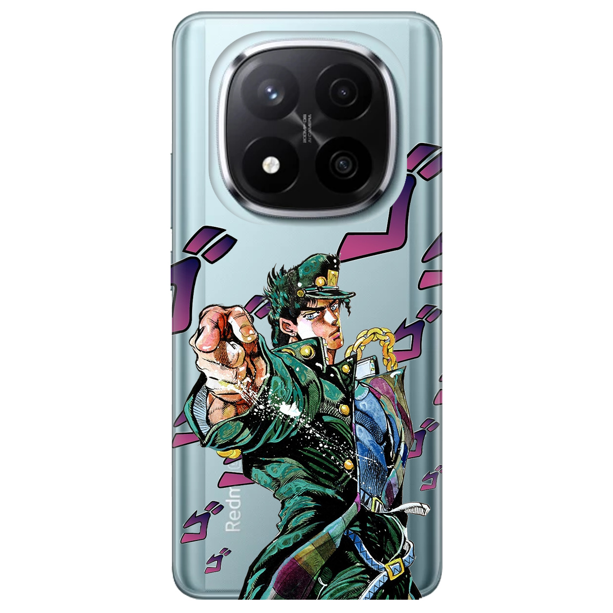 Чехол для Xiaomi Redmi Note 14 Pro + 5G Джоджо - фото 1 - Чехлы для телефонов