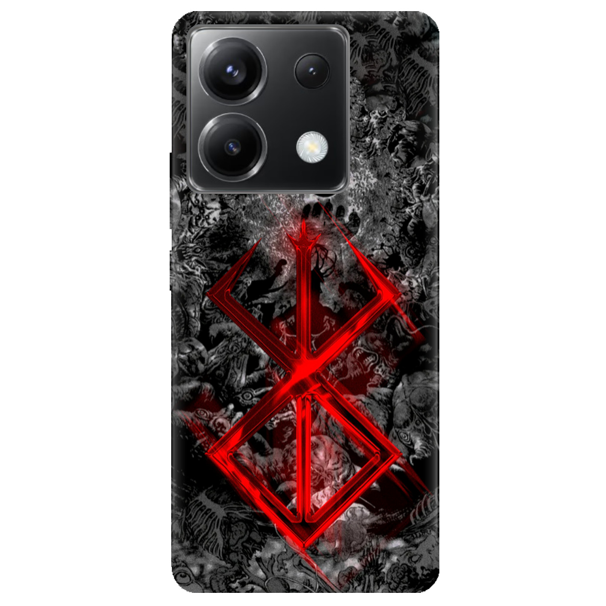 Чохол для Xiaomi Poco X6 Клеймо жертви - фото 1 - Чохли для телефонів