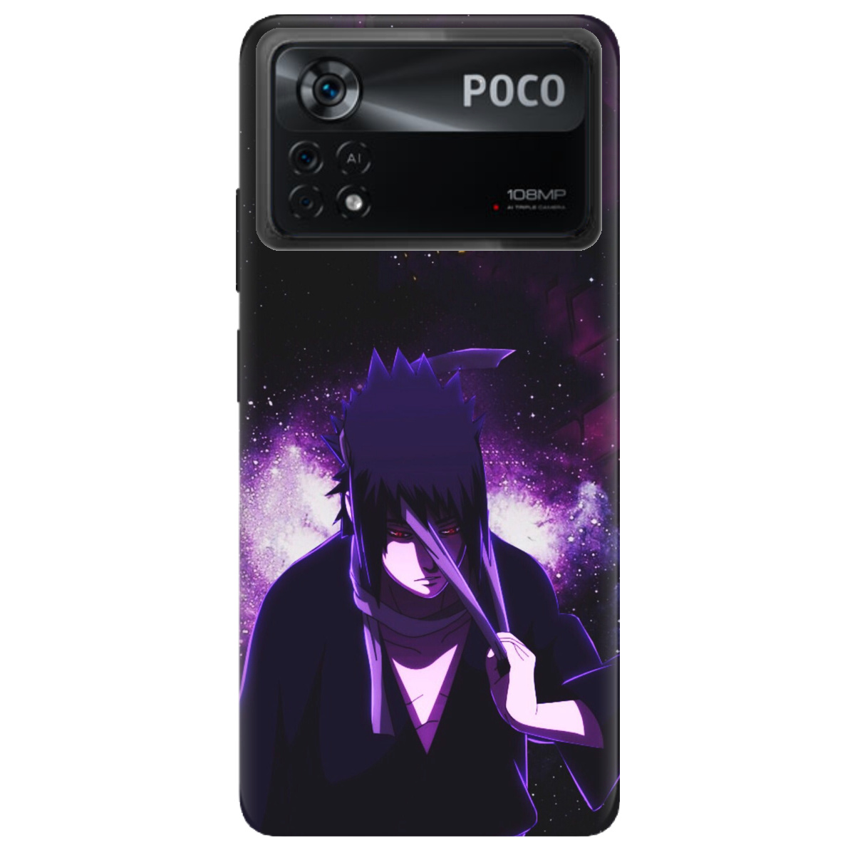 Чехол для Xiaomi Poco X4 Pro 5G Сасуке - фото 1 - Чехлы для телефонов
