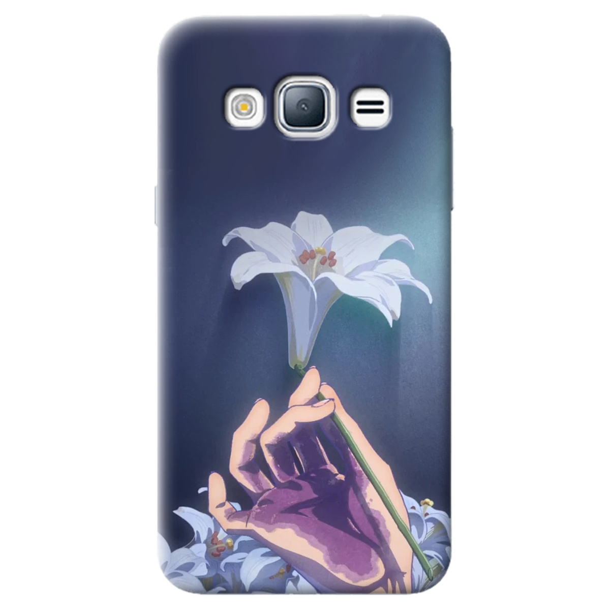 Чохол для Samsung Galaxy J3 2016 White blossoms - фото 1 - Чохли для телефонів