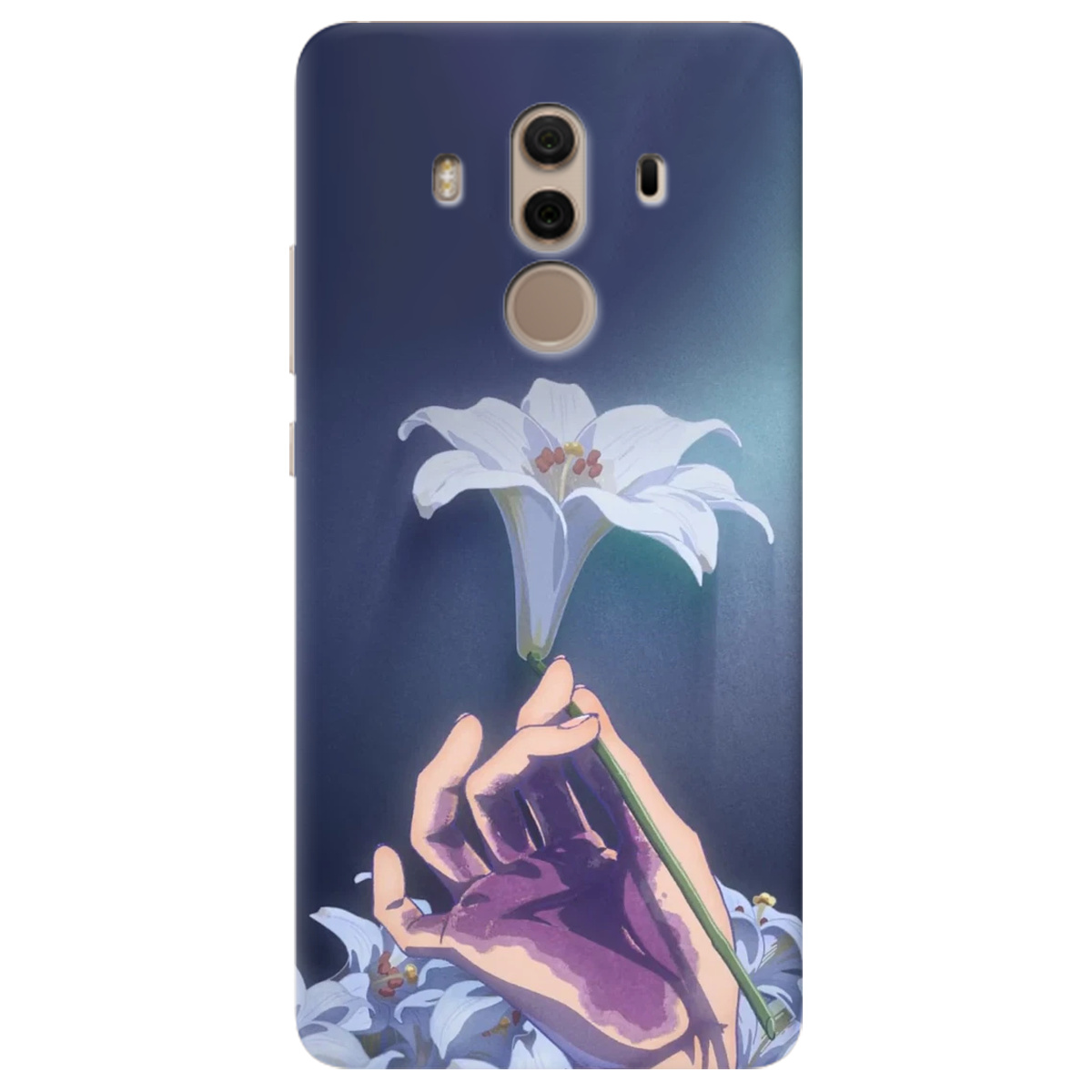 Чехол для Huawei Mate 10 Pro White blossoms - фото 1 - Чехлы для телефонов