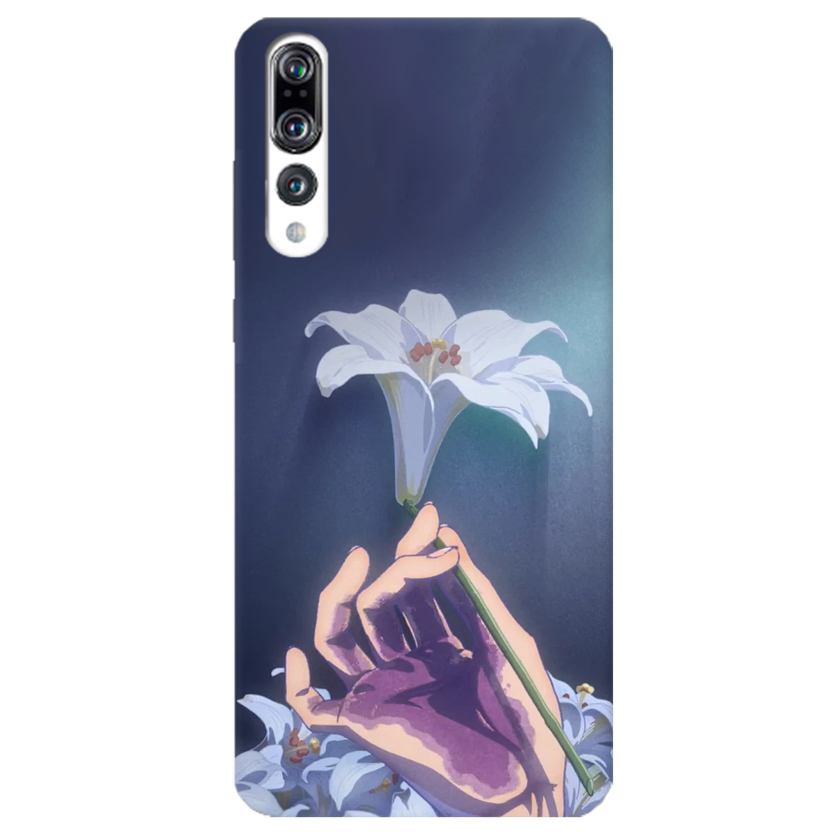 Чехол для Huawei P20 Pro White blossoms - фото 1 - Чехлы для телефонов