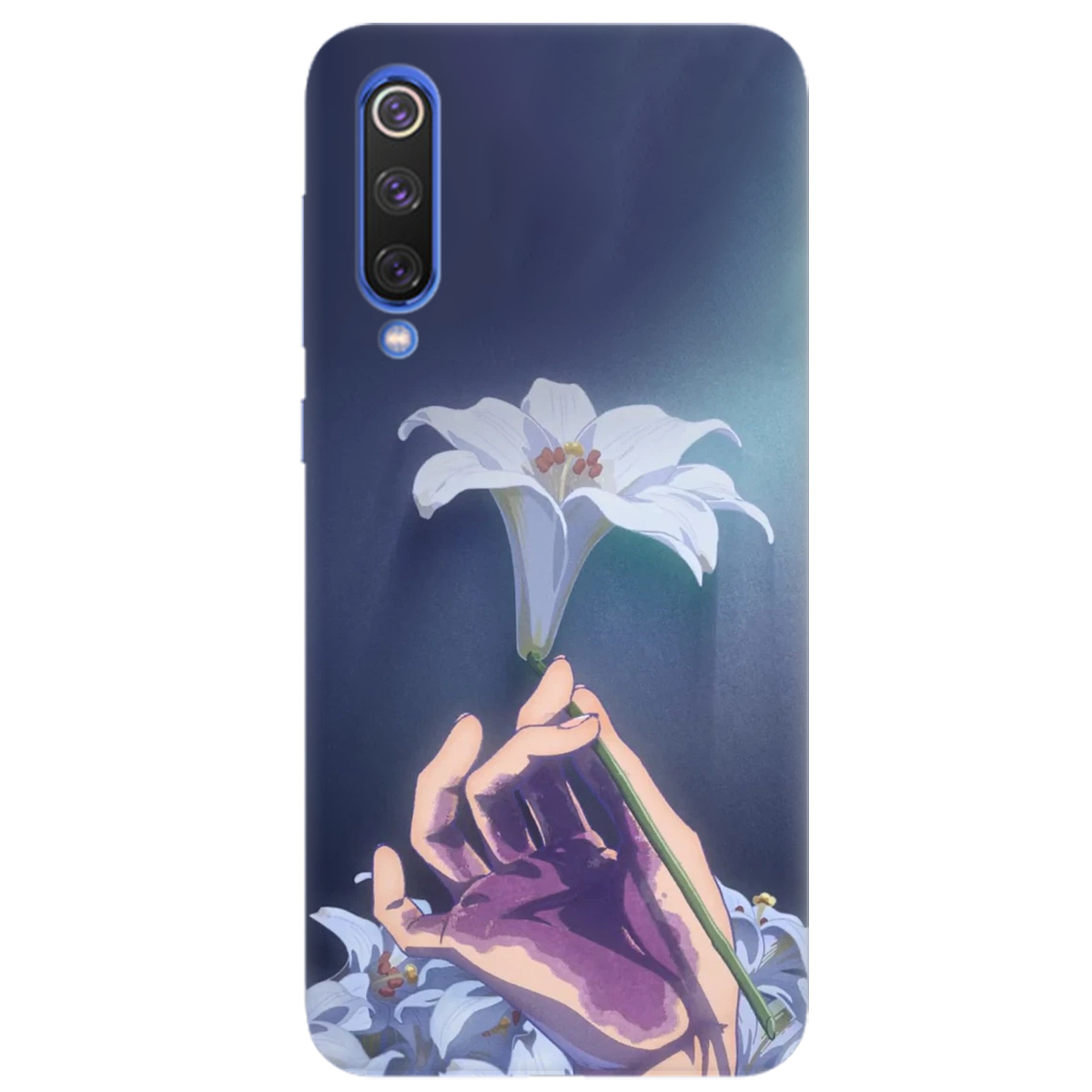 Чехол для Xiaomi Mi 9 White blossoms - фото 1 Чехол для Xiaomi Mi 9 White blossoms - фото 1 - Чехлы для телефонов