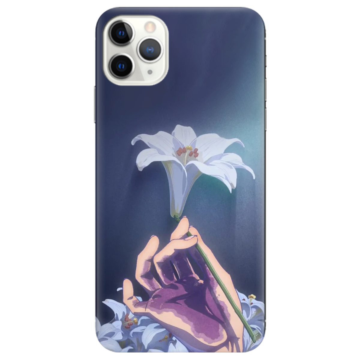 Чехол для Apple iPhone 11 Pro Max White blossoms - фото 1 - Чехлы для телефонов