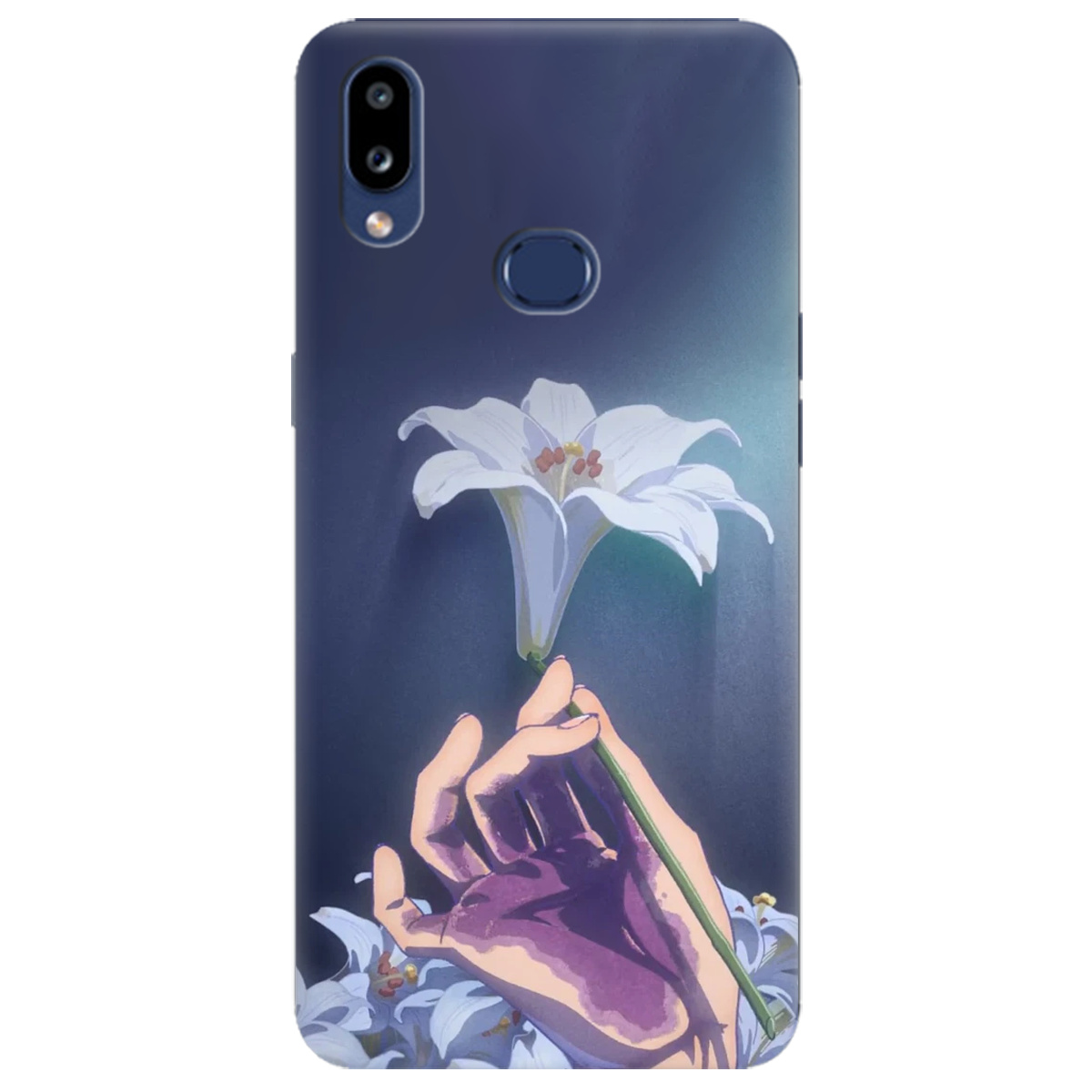 Чехол для Samsung Galaxy A10s White blossoms - фото 1 - Чехлы для телефонов