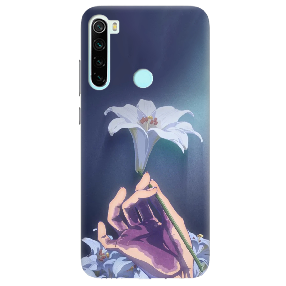 Чехол для Xiaomi Redmi Note 8 White blossoms - фото 1 Чехол для Xiaomi Redmi Note 8 White blossoms - фото 1 - Чехлы для телефонов