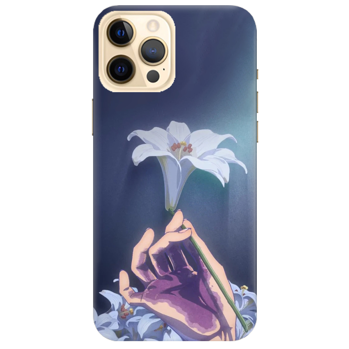 Чохол для Apple iPhone 12 Pro Max White blossoms - фото 1 - Чохли для телефонів