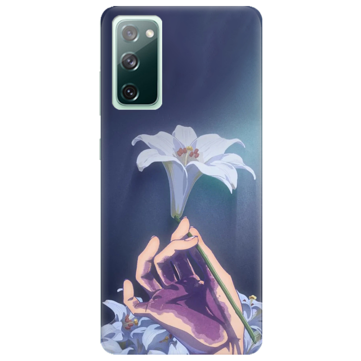 Чехол для Samsung Galaxy S20 FE White blossoms - фото 1 Чехол для Samsung Galaxy S20 FE White blossoms - фото 1 - Чехлы для телефонов