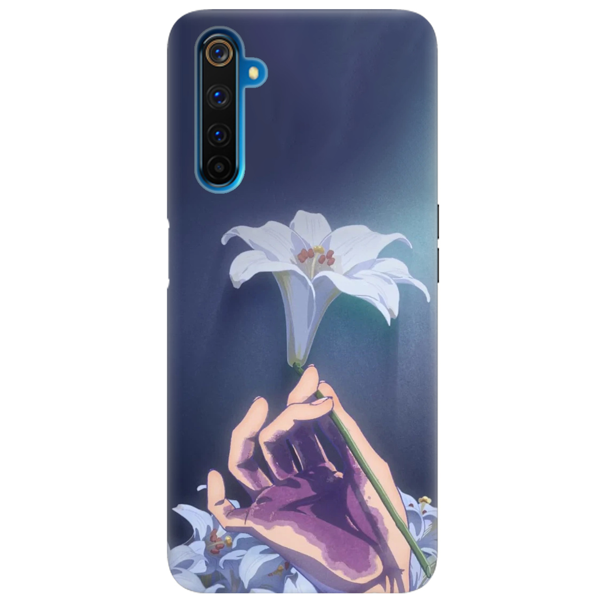 Чохол для Realme 6 Pro White blossoms - фото 1 - Чохли для телефонів